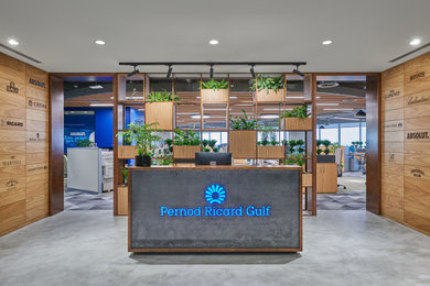 Corporate Office Interiors Pernod Ricard Gulf in Dubai