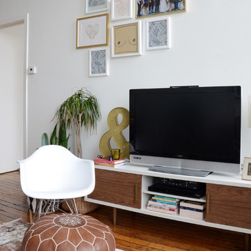 My Houzz: Pretty Pinks and Neutrals in a Chic Providence Loft