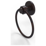 Allied Brass - Mercury Towel Ring, Venetian Bronze - The contemporary motif from this elegant collection has timeless appeal. Towel ring is constructed of solid brass and is an ideal six inches in diameter. It is ideal for displaying your favorite decorative towels or for providing the space for daily use.