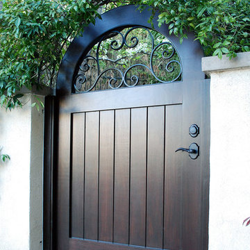 French Entry Gate for a Mediterranean Home in Orange County, CA