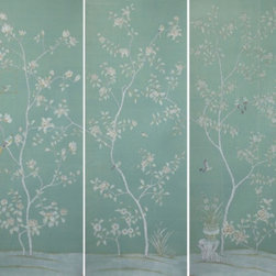 Hand painted Chinoiserie wallpaper - Products
