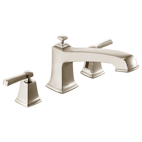 Moen T623 Boardwalk Deck Mounted Roman Tub Filler Trim - Spot Resist Brushed