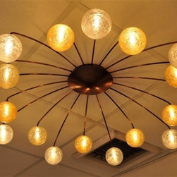 TWIGS CEILING GLASS CHANDELIER - Chandeliers