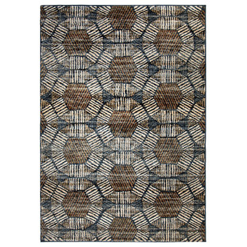 Palmetto Living Textured Penny Blue 8'10"x13'