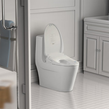 Slow Close Elongated Smart Toilet Seat