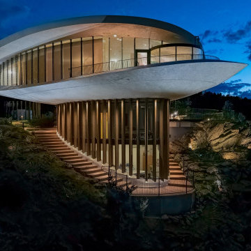 Spaceship House - 2025 Residential Lighting Large Award of Excellence