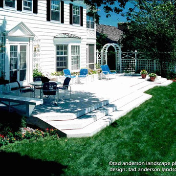 A Garden Deck Setting 2. Minnesota Deck Design.