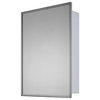 Residential Series Medicine Cabinet, 16"x22", Bright Annealed Stainless Steel Fr