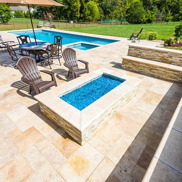 Fiberglass Feature Pool - Mullica Hill, New Jersey