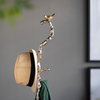 Aluminum Tree Branch Coat Hanger With Birds 16X16X70"