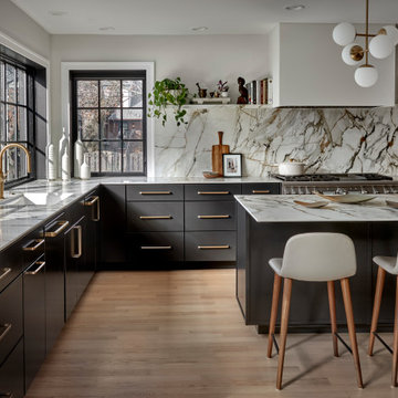 Modern Marble Kitchen