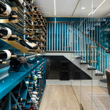 Custom Glass Enclosed Wine Cellar in Wilmette, IL