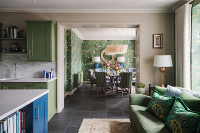 Bohemian kitchen in Devon.