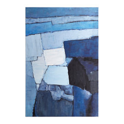 A STUDY IN BLUE WALL ART - Products