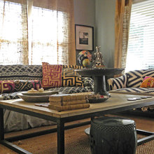 concrete coffee table