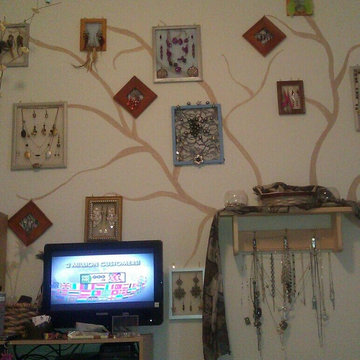 Residential Murals/Functional Wall Art/Jewelry Display/After