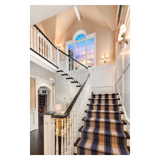 Hamptons Style on Yarrow Point - Beach Style - Staircase - Seattle - by ...