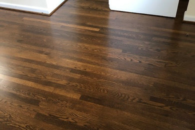 White Oak Floors Stained Spice Brown