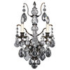 Bordeaux 2-Light Wall Sconce, Heirloom Gold, Clear Legacy Crystal