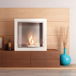 EcoSmart Fire Cube Jr Indoor/Outdoor Fireplace - Outdoor Fireplaces