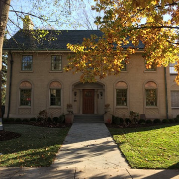 Elegant bluestone walkway on 45 rotation