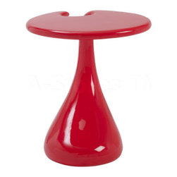 Galan High Gloss Red Side Table - Coffee Tables