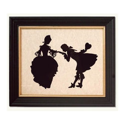 "Infatuation" Valentine Victorian Silhouette - Fine Art Prints