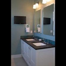Bath with soapstone