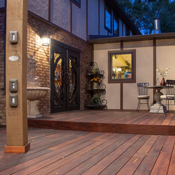 Entertainment Size | Deck w/2-Tone Gazebo & Integrated Power