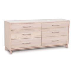 Contour Ash 6 Drawer Dresser - Dressers