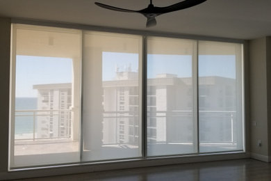 Example of a trendy home design design in Tampa