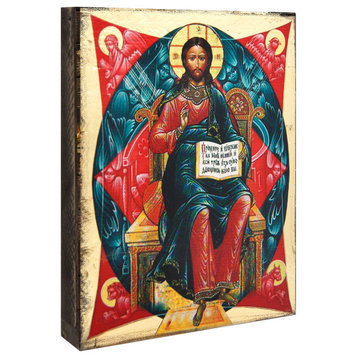 Jesus Icon Wooden Block