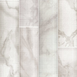 Bianco - 6 x 24 - Marazzi Piazza Vita Elegante - Glazed Porcelain Floor Tile - Flooring