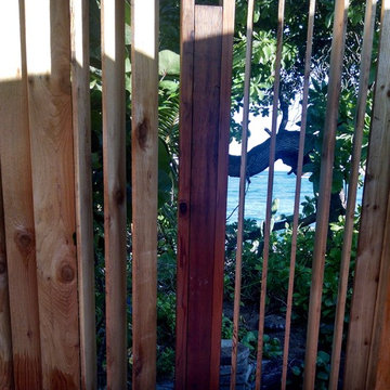 Outdoor Louvered Shower (Stand up + Tub)