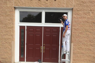 Front doors and trim