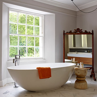 Eclectic Manor Bathroom