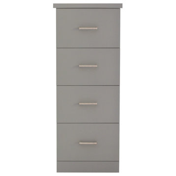 Oslo 4 Drawer File Cabinet, Navy Blue