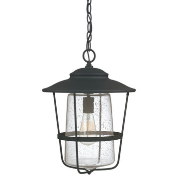 Capital Lighting Creekside 1-LT Hanging Lantern 9604BK - Black