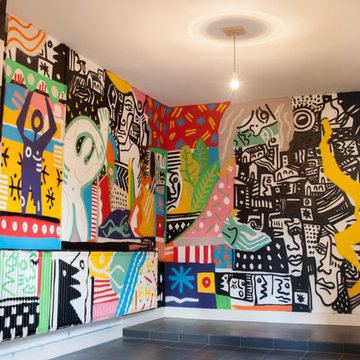 Caffènation Amsterdam - Mural with Anmar Mirza
