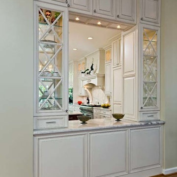 Gorgeous Kitchen Renovation Features Crystal and White Cabinets