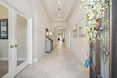 Inspiration for a timeless entryway remodel in Houston
