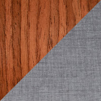 Folia Counter Stool, Set of 2, Light Gray Fabric