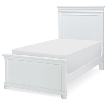 Legacy Classic Kids Canterbury Panel Bed, Natural White, Twin