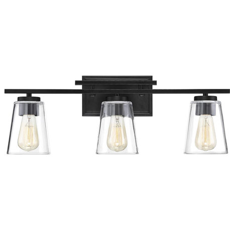 Savoy House 8-1020-3-BK Calhoun 3 Light Bar in Black