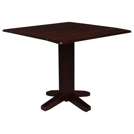 36" Square Dual Drop Leaf Dining Table