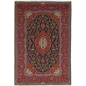 Persian Rug Keshan 7'2"x4'9" Hand Knotted