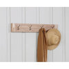 Alaterre Woodstock Acacia Wood with Metal Inset Coat Hook in Brushed Driftwood