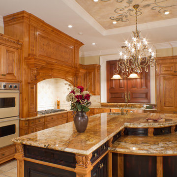 Classical Hickory/Olive Ash Burl Kitchen