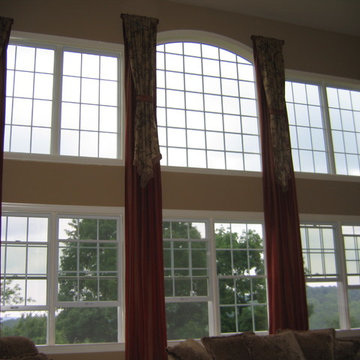 Draperies with Flip Panels