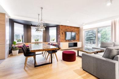 Modern living room in London.
